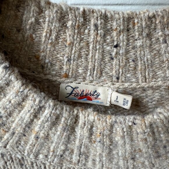 Faherty Boone Wool Alpaca Sweater - Picture 2 of 3